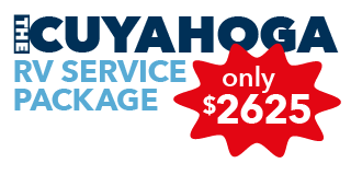 The Cuyahoga RV Service Package for only $2625