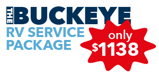 The Buckeye RV Service Package for only $1138